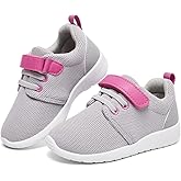 HIITAVE Toddler Tennis Shoes Girls Sneakers Walking Running Athletic Summer Shoes