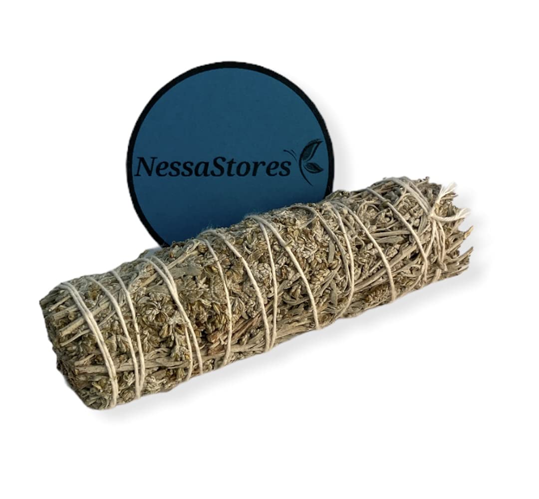NESSASTORES - Blue Sage Smudge Incense 4" Bundle #JC-073 (4 pcs)