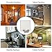 Labkiss Self Adhesive, SUS304 Stainless Steel Robe Coat Towel, Super Power 3 M Heavy Duty Wall Mount Key Hook Rack, No Drill No Screw, Waterproof, for Kitchen Bathroom Toilet, 4 Pieces