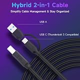 RSHTECH RGB Powered USB Hub 7-Port USB 3.0 USB-C Splitter 14 RGB Modes view 5