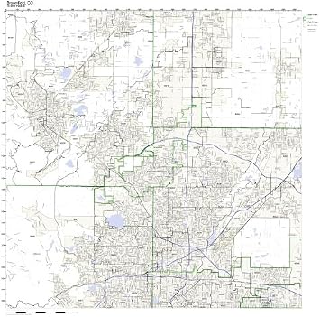 Amazon.com: Broomfield, CO ZIP Code Map Laminated: Home & Kitchen