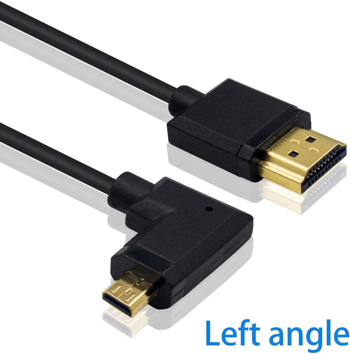 Duttek Micro HDMI to Standard HDMI Cable, Micro HDMI to HDMI Coiled Cable - Image 3