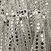 Gone For a Run Running Costume Tutu Skirt Glitter Sequined Tutu | Silver, Silver, one size fits most