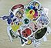 (Pack of 50) Stickers Skateboard Snowboard Vintage Vinyl Sticker Graffiti Laptop Luggage Car Bike Bicycle Decals mix Lot Fashion Cool