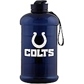 FOCO NFL Unisex-Adult NFL Team Logo 2L Plastic Clear Large Sports Jug Water Bottle