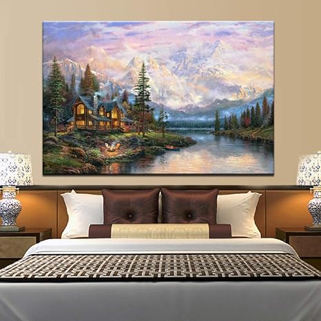 Amazon Com Liefengdao Canvas Print Painting Cathedral
