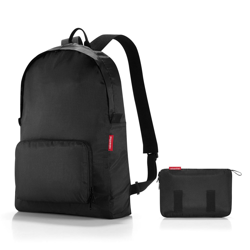 reisenthel mini maxi rucksack black Maße: 30 x 45 x 11 cm/ Volumen: 14 l / waschbar bei 30 °C