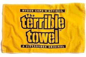 Alberts Gifts Myron Cope's Official Terrible Towel - Gold