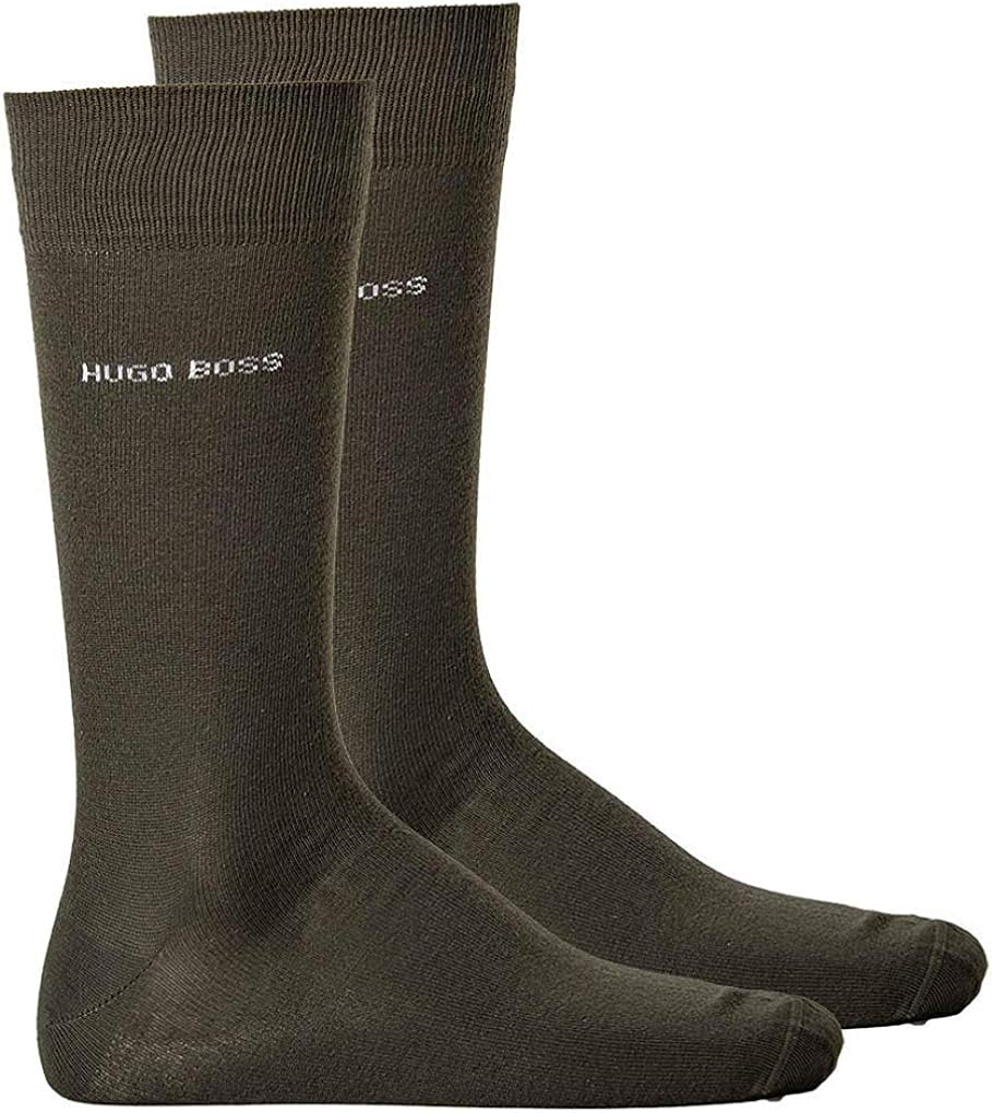 HUGO BOSS Mens Socks Pack of 2 RS Uni Colours CC, short Socks