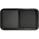ProCamp RV Window 35x22 | Horizontal Slider, Screen &amp; Trim Ring | Horizontal slider replacement window with screen &amp; trim ring; fits 1.75" wall; 35-5/8" x 21-3/4" cut-out; campers
