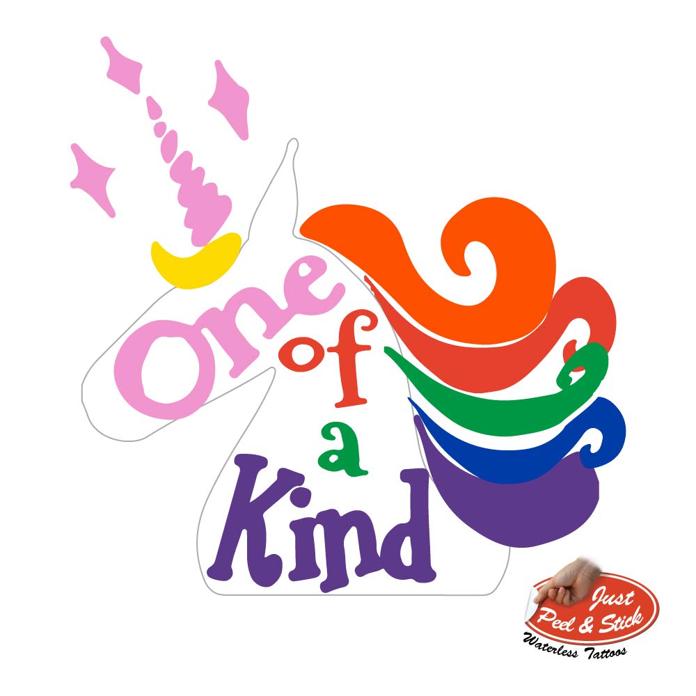 Amazon Com One Of A Kind Waterless Tattoos I Pack Of 100 I Made In The Usa Beauty