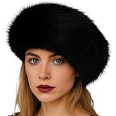 DLNYC DANIEL'S LEATHER NEW YORK CITY EST. 1995 Luxury Faux Fur Winter Headband, Plush Head Wrap Ear Warmer, Cold Weather Fashion Accessory for Men and Women