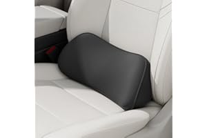 Lumbar Pillow, Memory Foam Lumbar Support Pillow for Office Chair and Car Seat, Ergonomic Streamline Back Pillow for Lower Ba