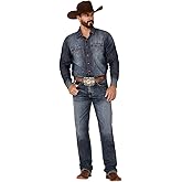 Cinch Men's White Label Medium Stonewash Performance Stretch Relaxed Straight - Mb92834045