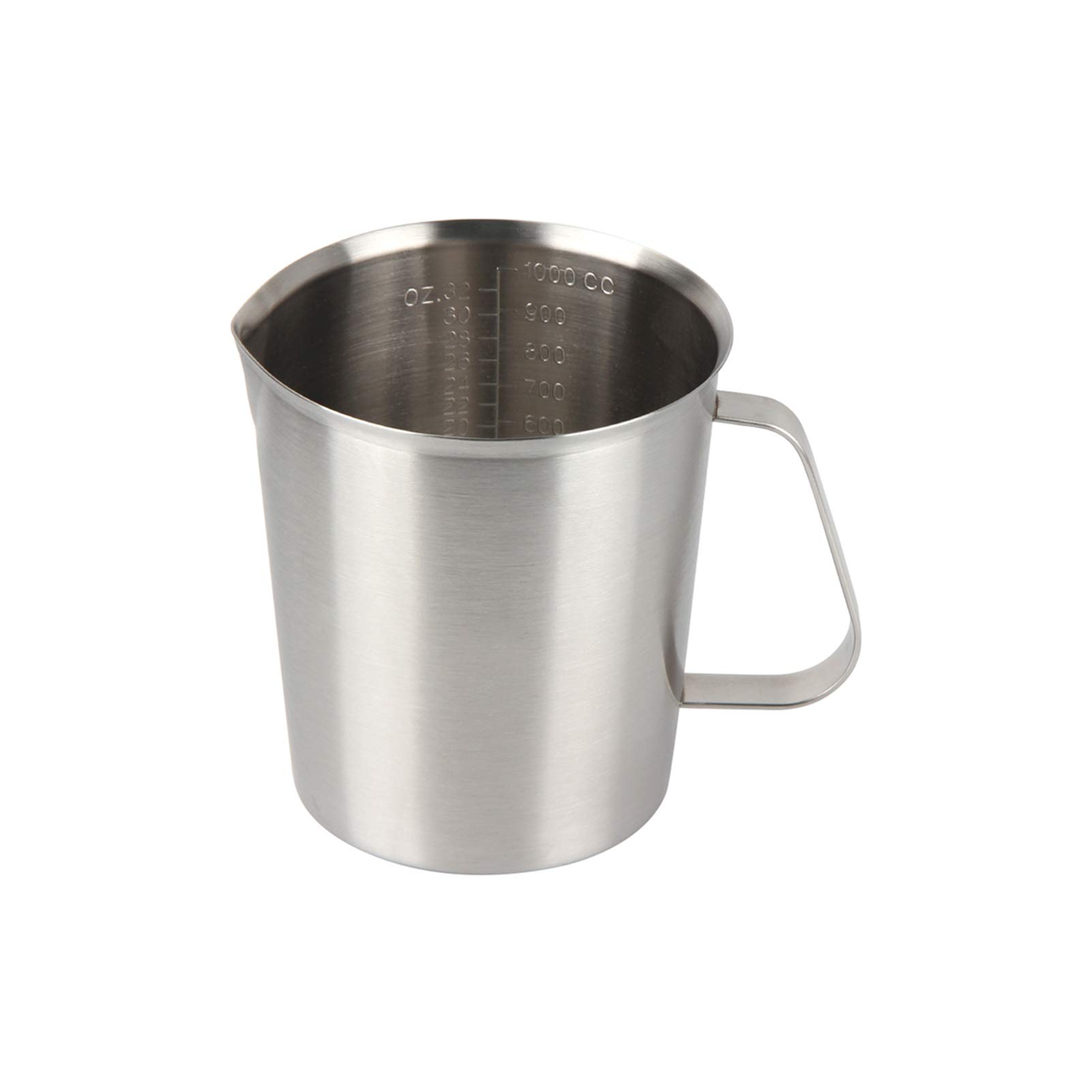 Kitchnexus Stainless Steel Milk Pitcher Jug, Milk Measuring Cup - 1000ML