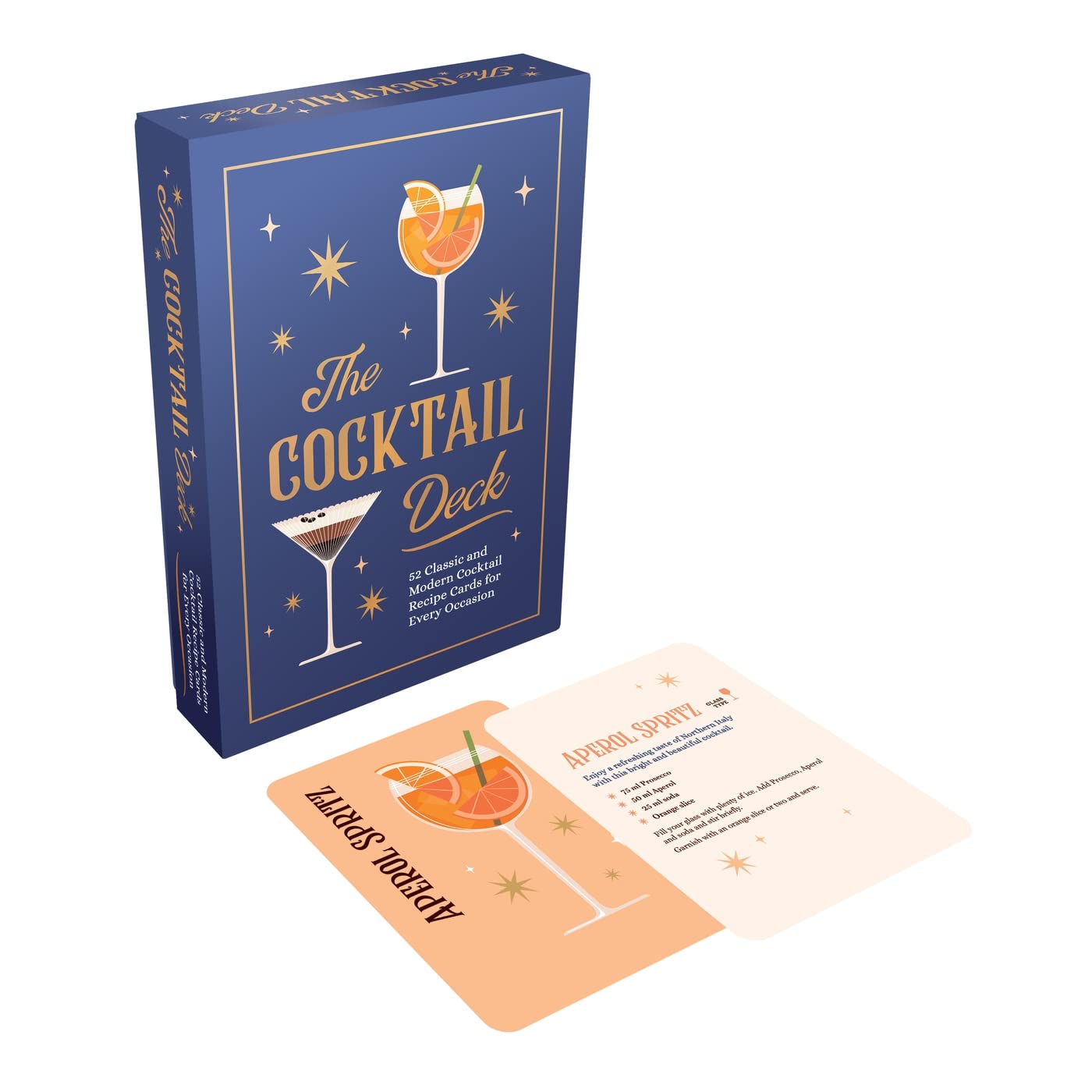 The Cocktail Deck: 52 Classic and Modern Cocktail Recipe Cards for Every Occasion (-)