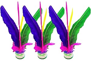 N-KONGJIAN 3PCS Shuttlecock, Badminton Thrower, Soft Kick Shuttlecock Chinese Jianzi Foot Sports Outdoor