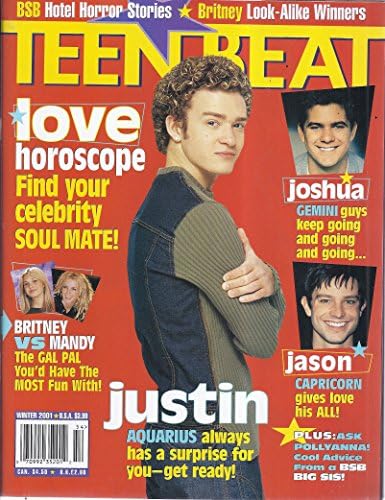 Teen Beat Magazine (Winter 2001 - Justin Timberlake)