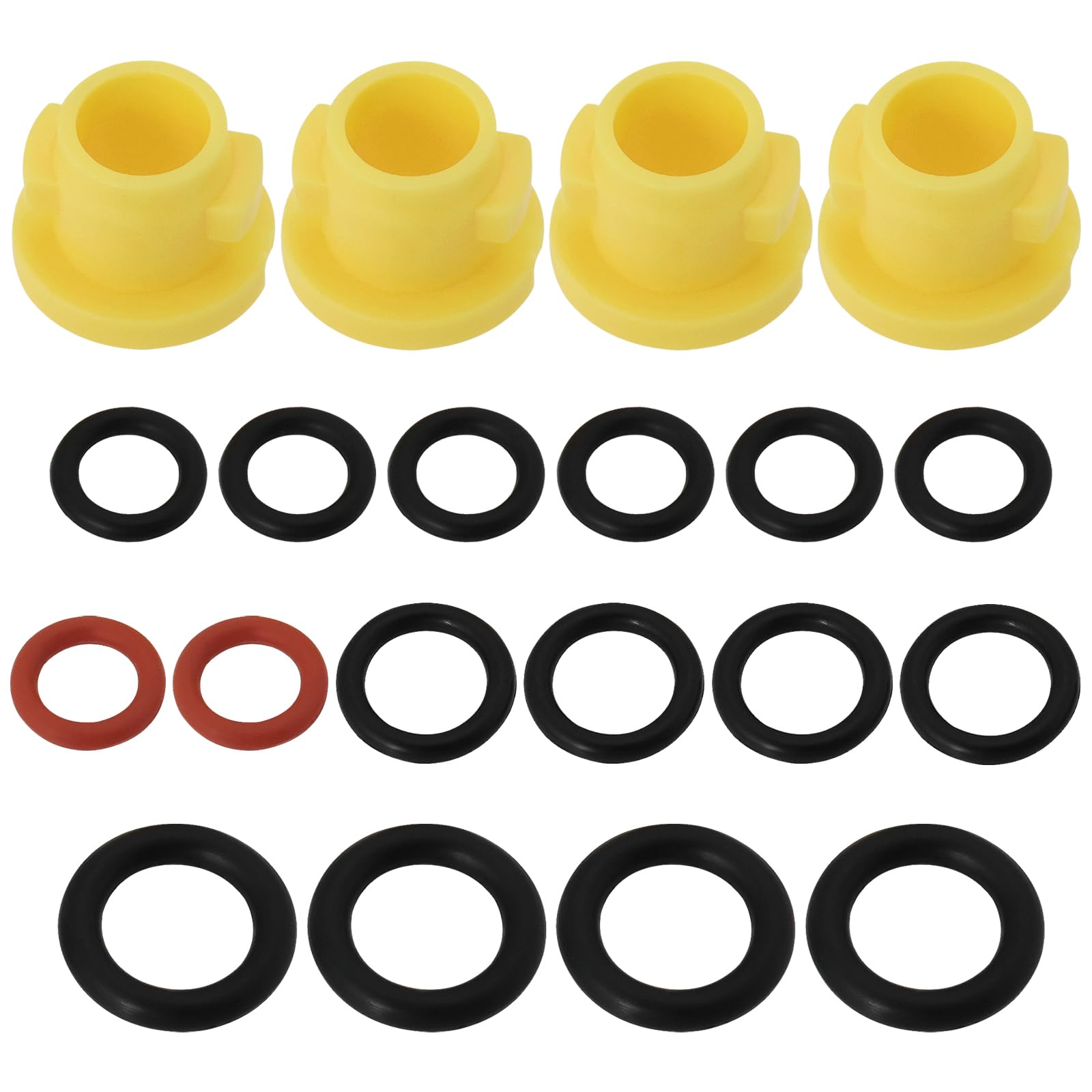 EMSea 20Pcs O-Ring Set Compatible with Karcher Lance Hose Nozzle K2 K4 K5 K6 K7 Spare O-Ring Seal 2.640-729.0 Rubber Seal Pressure Washer Accessories