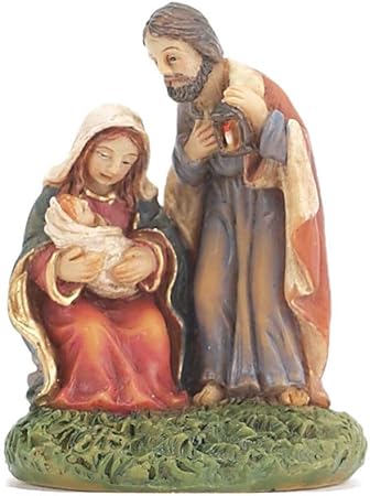 Immagini Natalizie Sacre.Dicksons Sacra Famiglia Con Lanterna 1 5 X 1 75 In Resina Presepe Natalizio Statuetta Amazon It Casa E Cucina