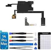 CYKJGS for iPhone 14 Pro Max OEM Earpiece Flex Cable Replacement Connector | Front Ear Speaker Module with Ambient Light Sensor Proximity Sensor Repair Fix Tools Kit A2651 A2893 A2894 A2895 A2896