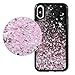 iPhone X Glitter Case, iPhone 10 Glitter Case,Ruky [Quicksand Series] TPU Bumper Protective Glitter Flowing Liquid Floating Bling Case for Apple iPhone X 5.8