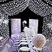 Neretva 300 LED Window Curtain String Light, Twinkle String Fairy Lights, 9.8x9.8ft, 8 Modes Linkable,LED String Lights for Christmas Party Wedding Patio Lawn Garden Decorative Lights (White)
