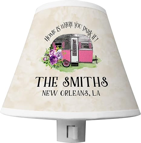 Camper Shade Night Light Personalized Amazon Com