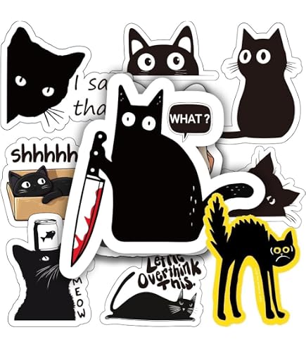 14CM*6.2CM Car Styling Funny Surprise Cat Peeking Car Sticker Vehicle Decal Viny