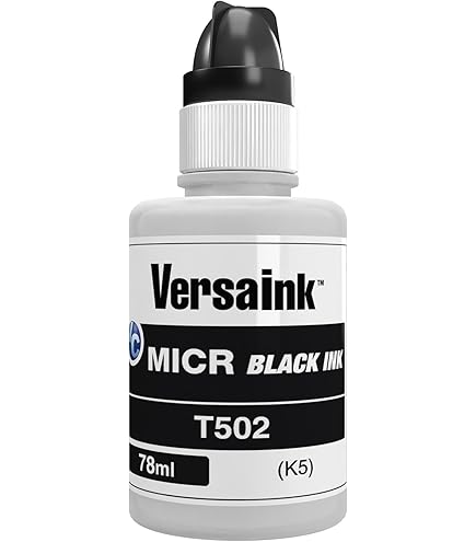VersaInk-Nano Black MICR Ink -100ml – Magnetic Ink for Check