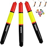 Fishing Bobbers Floats, Catfish Floats Weighted Float for Fishing, High Visibility Wood Bobber for Catfish Pike