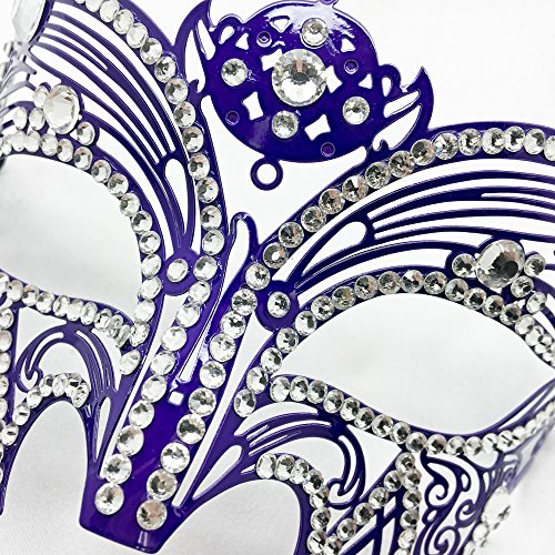 New Wolverine Men's Mask Laser Cut Venetian Halloween Unisex Masquerade Mask Costume Extravagant Inspire Design - Purple