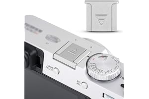 JJC Silver Camera Hot Shoe Cover Protector Cap for Fujifilm X100VI X-T50 XT50 X-S20 XT5 XT4 XT3 XT2 GFX 50S II XH2 XH2S XT-30 II XT20 XT10 XS10 XE4 XE3 XE2S XT200 XT100 X100V X100F X100T X100S XPro3 XPro2