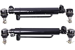 ZTUOAUMA 2X Power Steering Cylinders D128454 D84800 234447A1 234466A1 for Case 2WD 480B 480C 480D 480F 480LL 580C 580D 580SD 580SE 584D 584E 585D 585E 586D 586E Backhoe Loaders