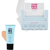 Elizabeth Mott - Thank Me Later Blurring Face Primer (30g) and Thank Me Later Clean Face Towels - Cruelty Free - (2-Pack Bundle)