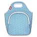 Neoprene Lunch Tote Bags with Pockets Thick Insulated Thermal Lunch Cooler Tote Blue Lunch Bags Waterproof Outdoor Travel Picnic Lunch Handbags Tote with Zipper