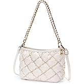 Quilted Crossbody Purses for Women, Ladies Shoulder Bags with Top-handle, Satchel Bag Totes Leather Trendy Handbag