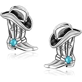 Stud Earrings 925 Sterling Silver Animal Earrings Cute Bird/Mouse/Raccoon/Panda/Dog/Bear/Boot/Grape/Cactus Earrings for Women