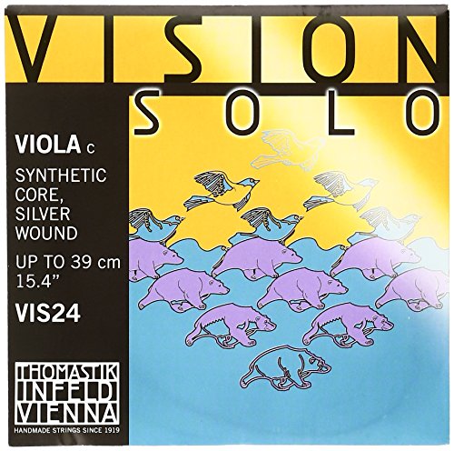 Thomastik-Infeld VIS24 Vision Solo Viola Strings, Single C String, 4/4 Size, Synthetic Core, Chromium Wound