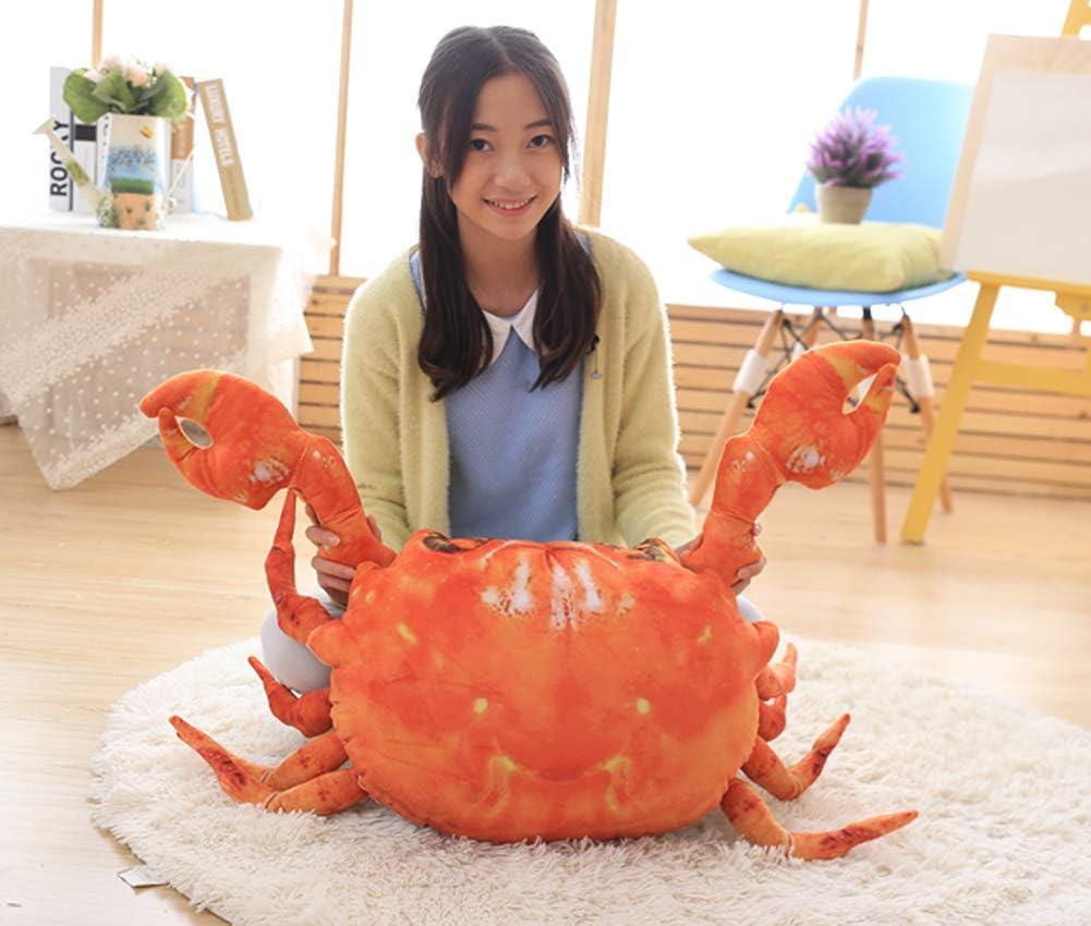 Amazon Yousyu 蟹抱き枕 超リアル カニクッション 抱き枕 面白いおもちゃ クリスマス贈り物 飲食店飾り物 置物 ぬいぐるみ おもちゃ