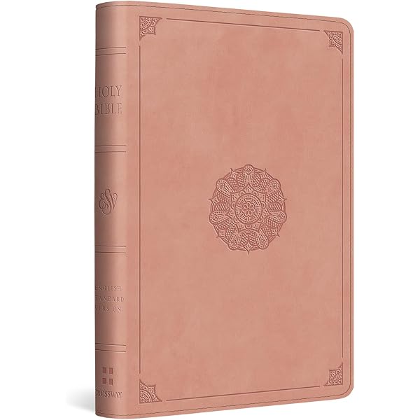 ESV Compact Bible (TruTone, Walnut, Weathered Cross Design): ESV