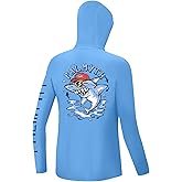 Palmyth Boys Fishing Shirt Youth Hoodie UPF 50+ Sun Protection Long Sleeve