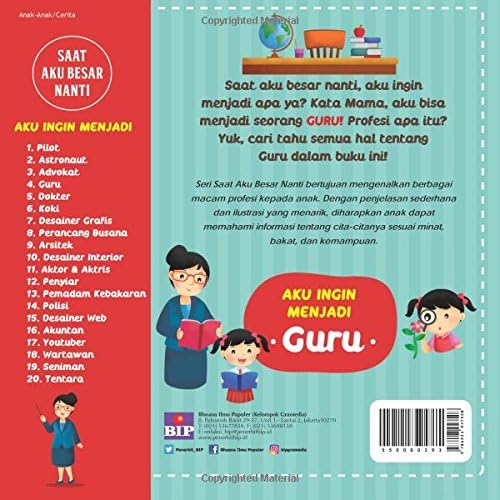 Saat Aku Besar Nanti Aku Ingin Menjadi Guru Indonesian Edition Ernes Stella 9786023947508 Amazon Com Books Saat Aku Besar Nanti Aku Ingin Menjadi Guru Indonesian Edition Ernes Stella 9786023947508 Amazon Com Books
