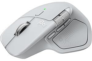 Logitech MX Master 4 for Mac, Ergonomic Bluetooth Mouse with Advanced Performance Haptic Feedback, Ultra-Fast Scrolling, USB-