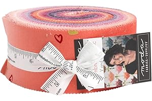 Moda Fabrics I Heart Ombre Metallic Jelly Roll by V and Co. Vanessa Christenson 10875JRM