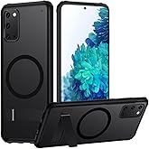 TIANNIUKE Magnetic Case for Samsung Galaxy S20, Compatible with MagSafe,Adjustable Kickstand, Translucent Matte Anti-Fingerprint,Shockproof Protective Phone Case for Galaxy S20 Case