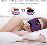 LC-dolida Bluetooth Sleep Mask Headphones Ice Silk 15H Battery view 7