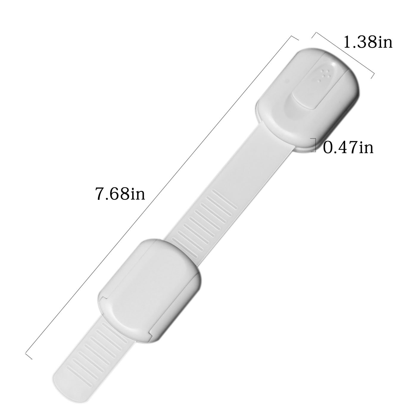 Homysnug - Correas plásticas de seguridad para trabar armarios ...