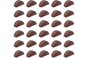 30Pcs Wooden Table Number Holders,Place Number Card Stands,Semicircular Place Card Holder for Name Tag Photo Menu,Reusable Ta