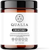 Qualia Creatine | Advanced Creatine Complex | 2 Sources + Magnesium | Optimized Absorption | Muscle Performance, Brain Function, & Healthy Aging (30 Servings)